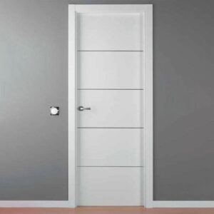 Buy White American Simple Design HDF MDF Panel Solid Wooden Modern Interior Door Online In Nigeria From Goltava Doors