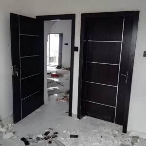 Buy Black HDF Flush Door In Nigeria from Goltava Doors