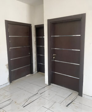 Buy HDF Black Wood Door in Onitsha and Lagos Nigeria
